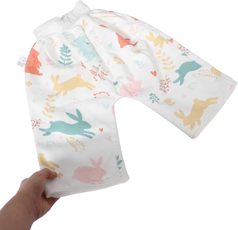 سراويل التدريب على استخدام النونية للأولاد والبنات بتصميم كرتوني للأرنب متعدد الألوان - Image 3